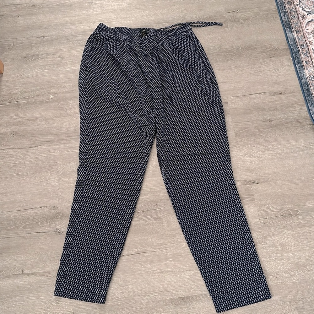 H&M Floral drawstring pant